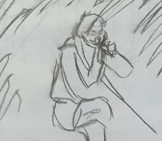 Smirking on phonecall