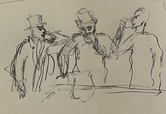 Alcoholic drinks Van Gogh, project similar theme