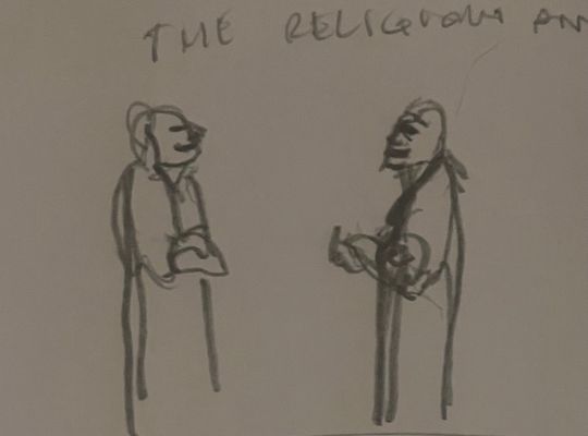 Atheist bargaining with the Thiest, both are thirsty 