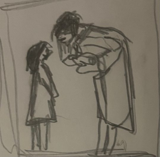 Woman being a girl to a girl