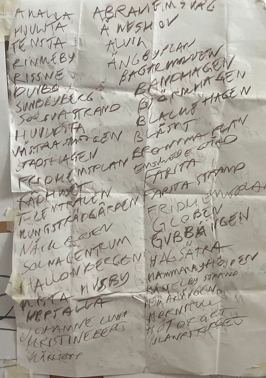 Trainstations/ metro, Stockholm