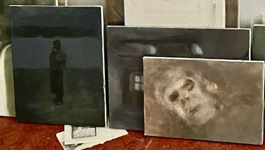 multiple paintings