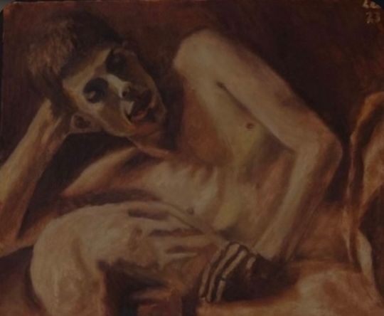 painting based on photograph, 22