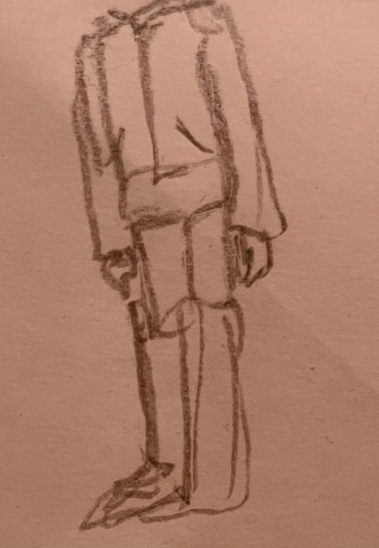 Leatherjacket, shorts, cowboy boots, long sleeved 