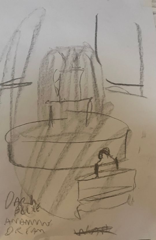 By the fountain