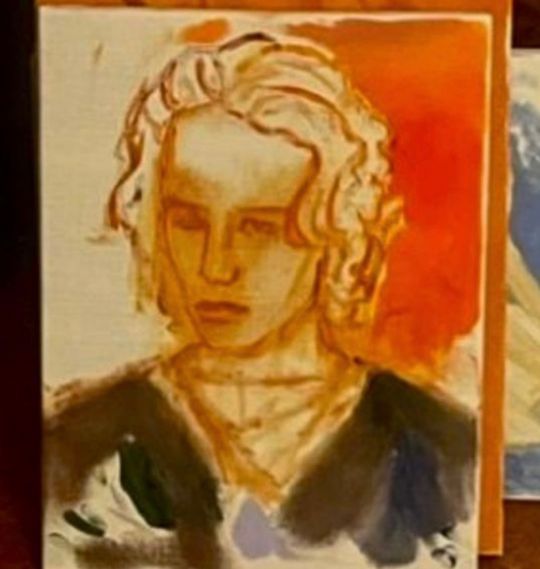 Selfportrait, “impression on opression”