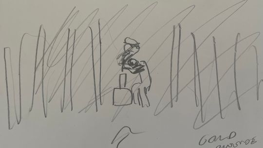 Abusive alcoholism masculinity chopping wood in serberian forests  