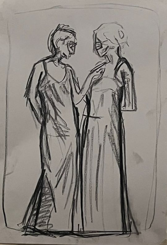 The masked ball- sketch 