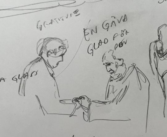 Gratitude, giving and connection