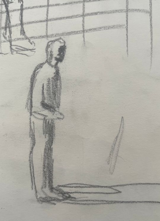 Retired man, coping with everyday existence 