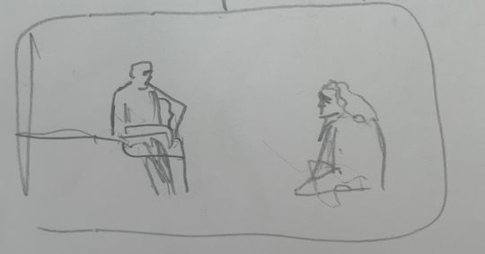 Couple bargaining and arguing , at least we tried