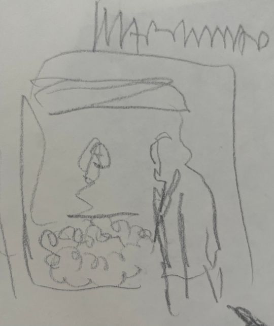 Shopping clementines and fruits at the market 